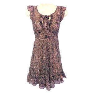 Betsey Johnson Intimates Sheer Babydoll Lingerie Slip Dress and Thong Size Large